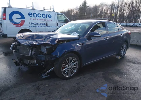 2018 Kia Optima Sx Turbo z USA, uszkodzony, nr VIN 5XXGV4L25JG202482